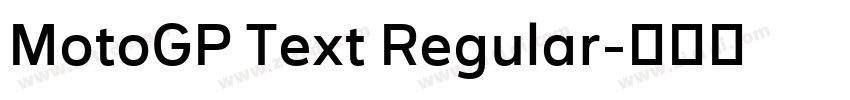 MotoGP Text Regular字体转换